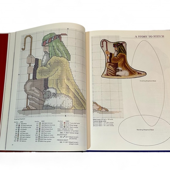 Better Homes and Gardens A Cross-Stitch Christmas: Share the Joy Book, 1997 - Picture 10 of 12